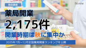 全国薬局開業ランキング調査レポート